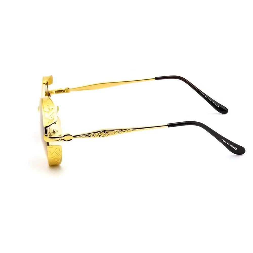 Brown Lens Sunglasses Fashion Cholo Style Retro UV400 Protection Men Lentes New‎